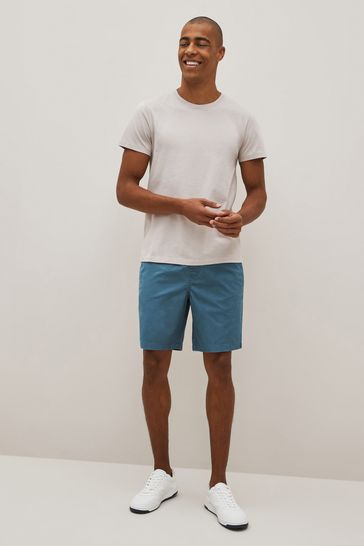 Blue store drawstring shorts