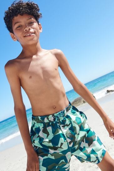 Mineral Camo Swim Shorts 3 16yrs