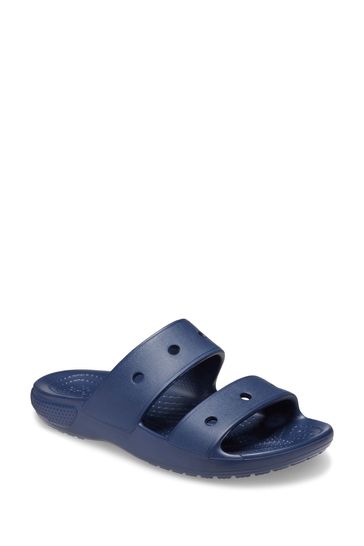 Crocs Blue Kids Classic 2 Strap Sandals