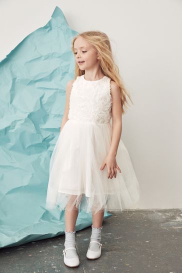 Long tulle bridesmaid dresses discount