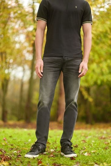 Washed Black Skinny Ultimate Comfort Super Stretch Jeans