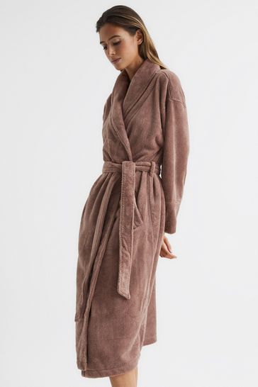 Buy Reiss Mink Georgi Fluffy Bath Robe from Next Sweden