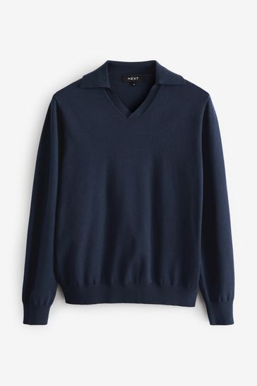 Blue long sleeve sweater online
