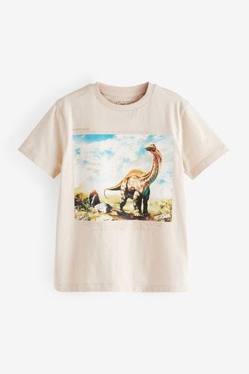 Sand Dinosaur Short Sleeve Graphic T-Shirt (3-16yrs)