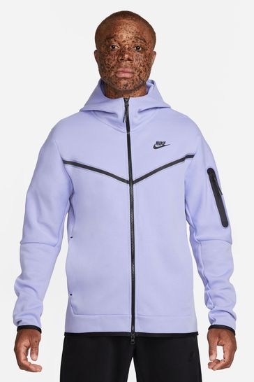 Nike Lilac Purple Tech Fleece Zip Through Hoodie