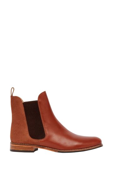 Joules Westbourne Premium Chelsea Brown Boots