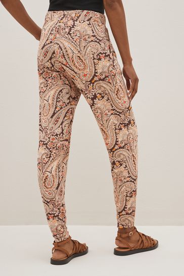 Paisley clearance print joggers