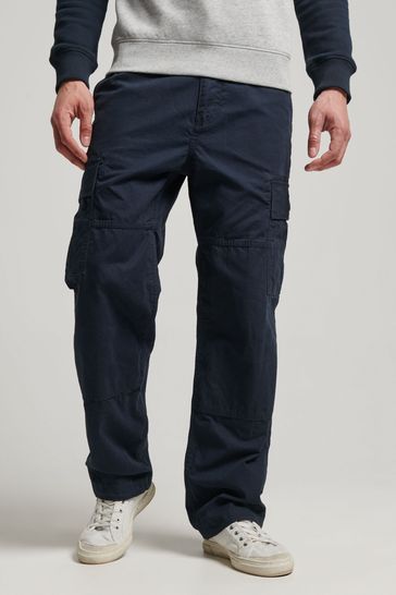 Superdry Eclipse Navy Core Cargo Utility Cargo Trousers