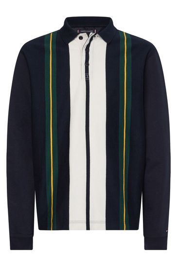 Tommy hilfiger rugby stripe jacket discount