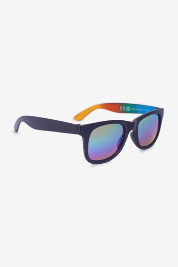 Navy Rainbow Sunglasses
