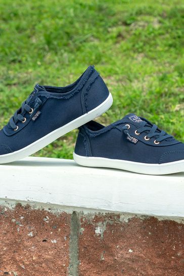 Skechers Navy Bobs B Cute Womens Trainers