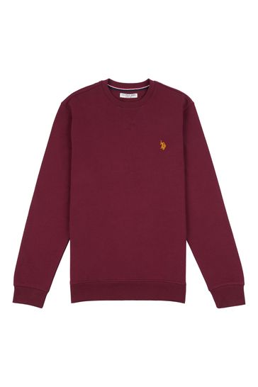 Burgundy clearance polo sweatshirt
