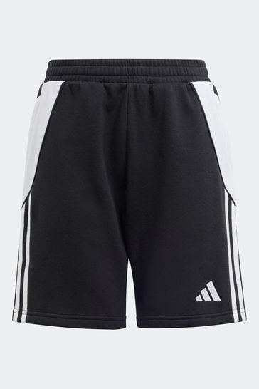 adidas Black/White Tiro 24 Sweat Shorts