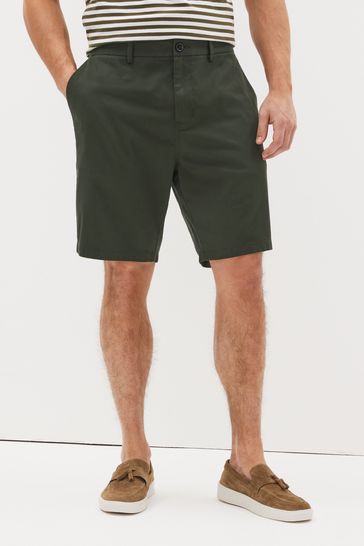Dark green chino hotsell shorts
