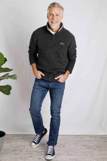 Weird fish zip up fleece sales