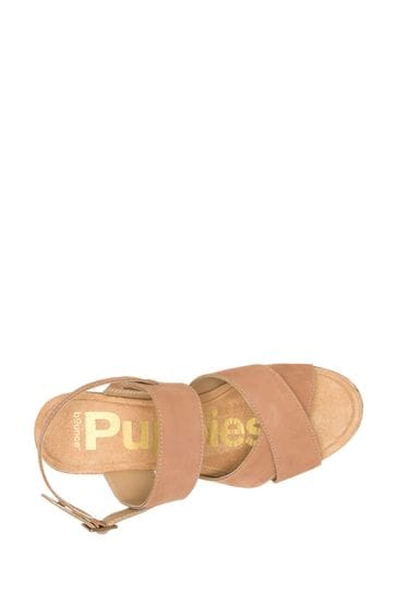 Hush Puppies Willow X Band Brown Sandals