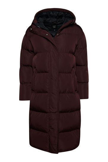 Superdry burgundy clearance coat