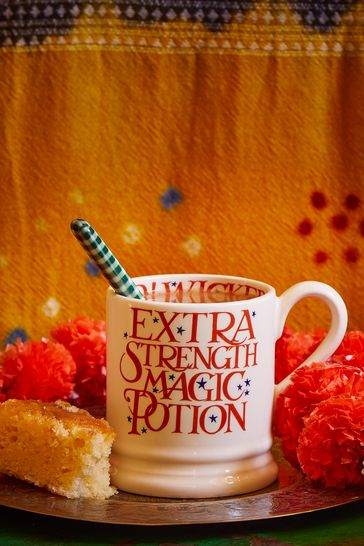 Emma Bridgewater Cream Halloween Toast & Marmalade Magic Potion 1/2 Pint Mug