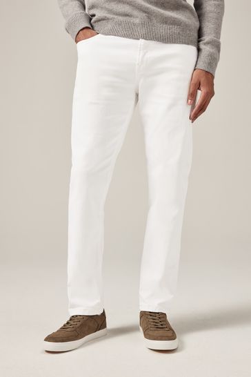 White Slim Fit Classic Stretch Jeans