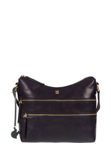 Conkca Georgia Leather Shoulder Bag