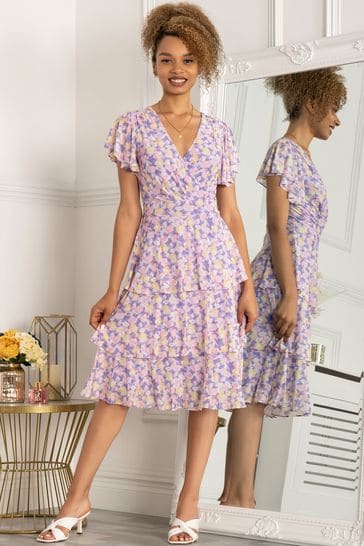 Jolie moi cheap purple dress