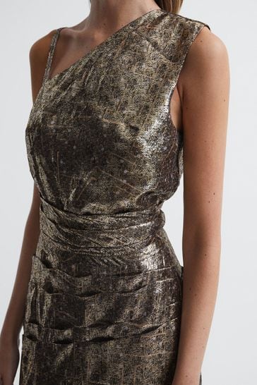 Reiss gold 2024 dress