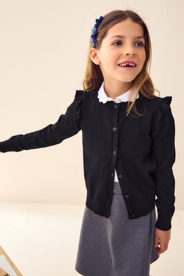 Black hot sale school cardigan