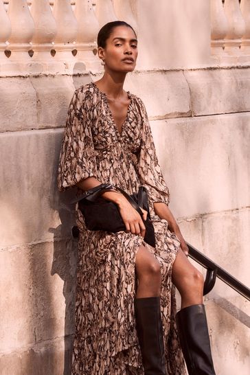 Mint velvet snake dress top