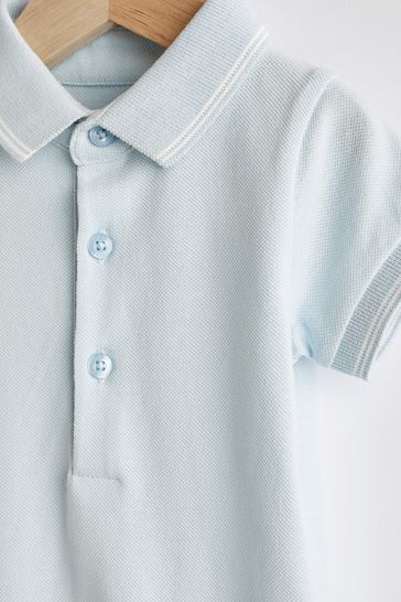 Baby polo shirt bodysuit sales