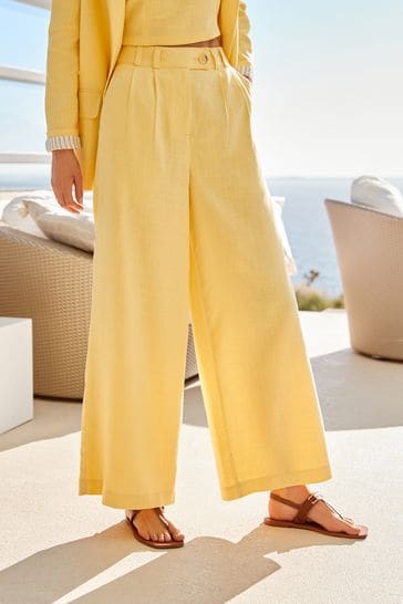 Next yellow deals trousers