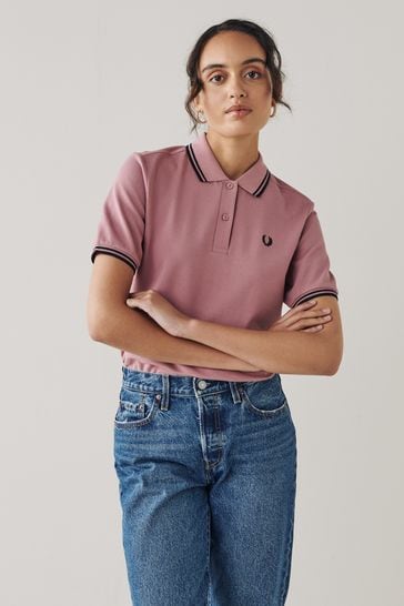 Fred Perry Womens Twin Tipped Polo Shirt