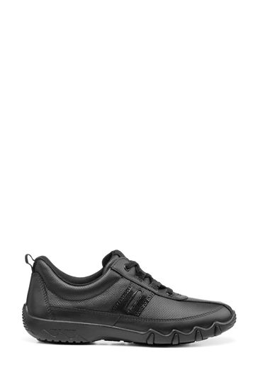 Hotter Leanne II X Wide Black Lace-Up Shoes