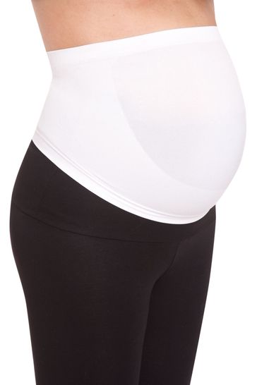 JoJo Maman Bébé White Seamless Bump Support Band