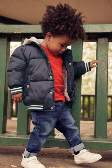 Next navy coat online