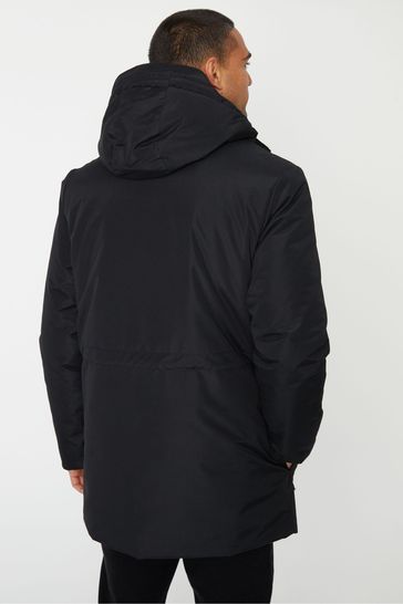 Threadbare hooded parka jacket sales