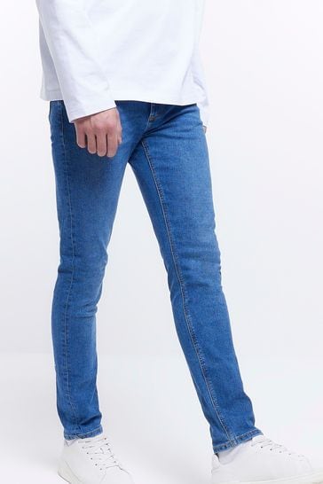 River Island Blue Skinny Jeans