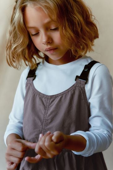Utility sales pinafore dress