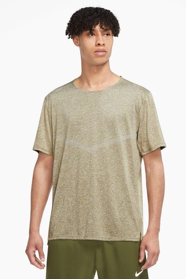 Buy Nike Brown Dri FIT Rise 365 Running T Shirt from Next Luxembourg