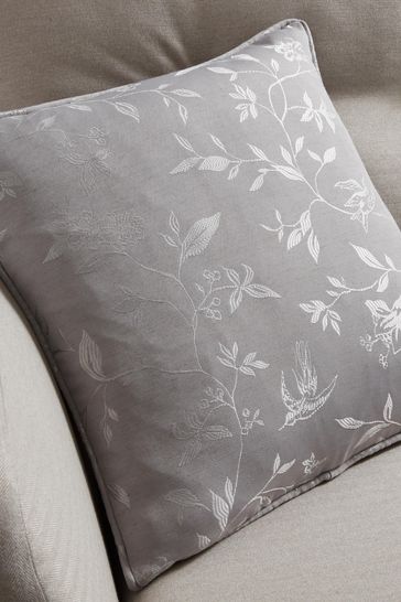 Curtina Grey Bird Trail Cushion