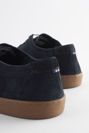 Buy Navy Blue Suede Derby Shoes from Next Singapore