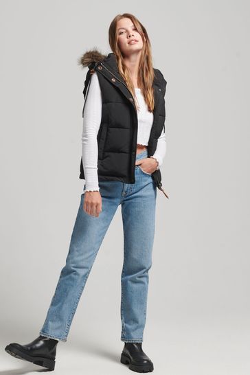 Faux fur trimmed everest coat clearance