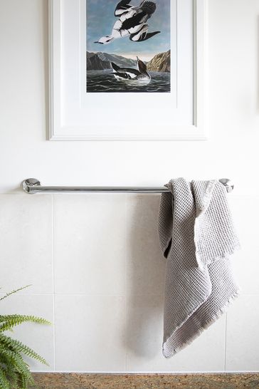 Robert Welch Silver Oblique Towel Rail