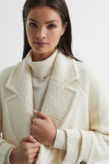 Reiss wool blend teddy coat new arrivals
