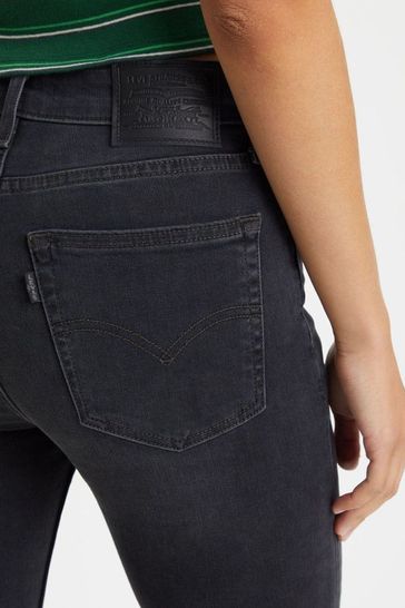 Levi's® 725™ HIGH RISE BOOTCUT - Bootcut jeans - black denim