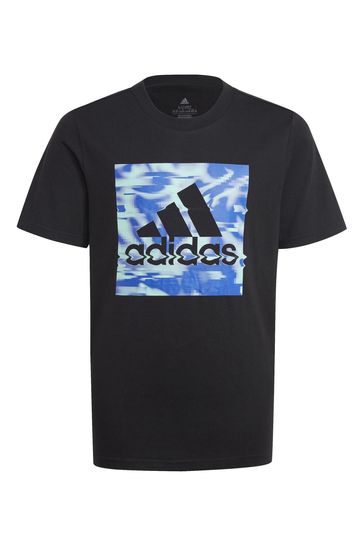Buy adidas Junior Black Gaming Graphic T Shirt from Next Hungary