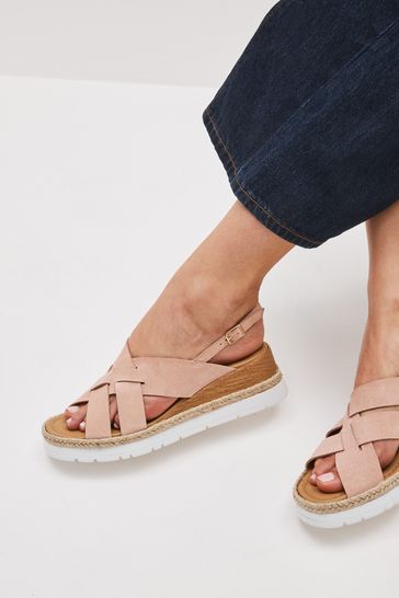 Next pink wedges outlet