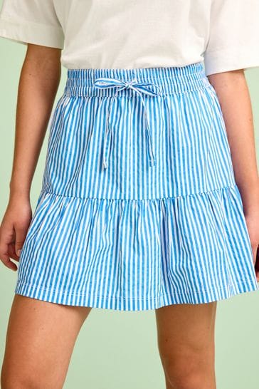 Striped skirt blue white online