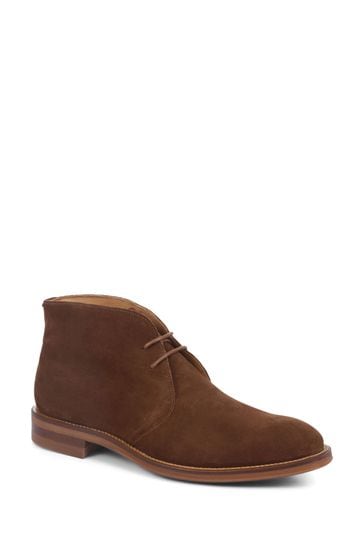 Buy Jones Bootmaker Campbell Suede Desert Brown Boots from the