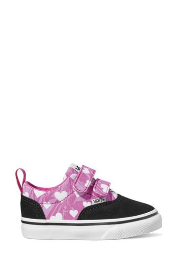 Vans Red Marble Hearts Trainers