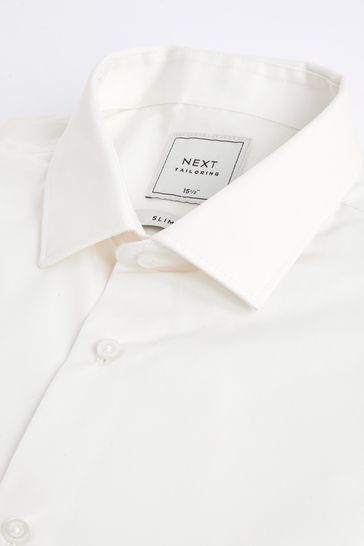 Ivory slim fit dress sales shirt